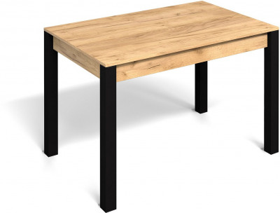 Стол не раздвижной Милан-1 Дуб Крафт золотой / Черный