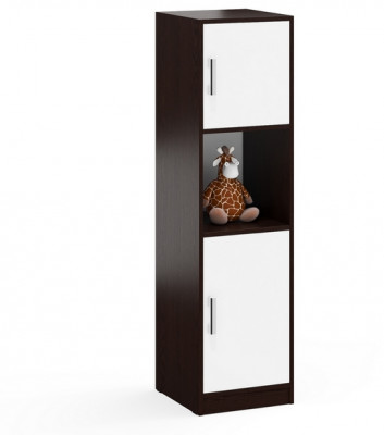 Пенал С-МД-СК9П к компьютерному столу С-МД-СК9, цвет венге/белый шагрень, ШхГхВ 43х45х160 см., универсальная сборка