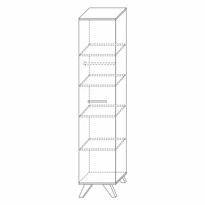 Шкаф 400 Вега Скандинавия