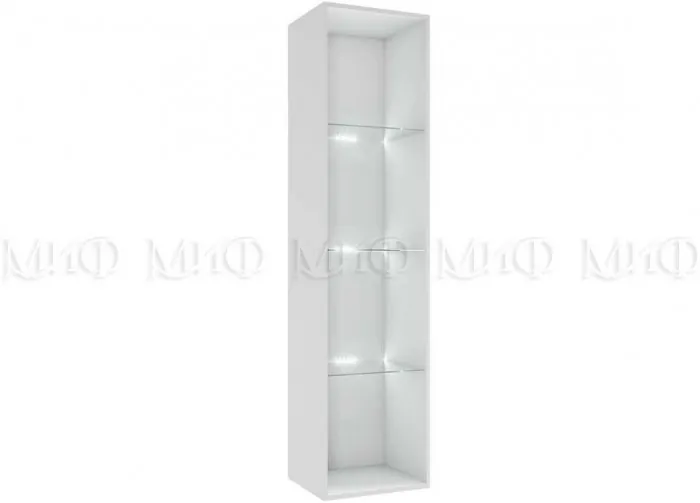 Флорис ШК-005 Шкаф-витрина однодверный, черный