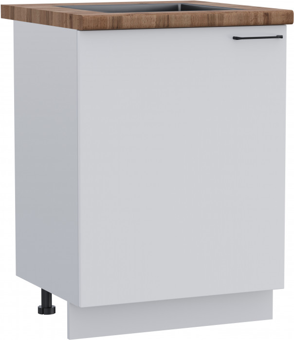 КГ ШНМ 600 Белый софт матовый/Белый гладкий Арника РМ