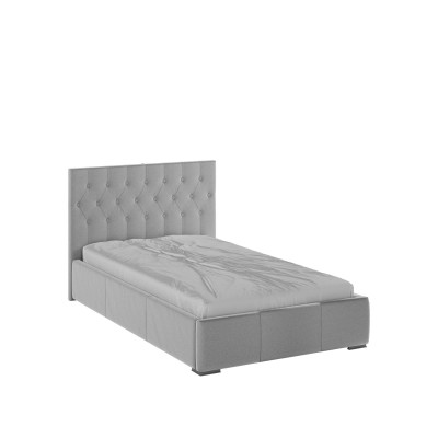 Октавия Кровать интерьерная 120 светло-серый ромб, ПМ