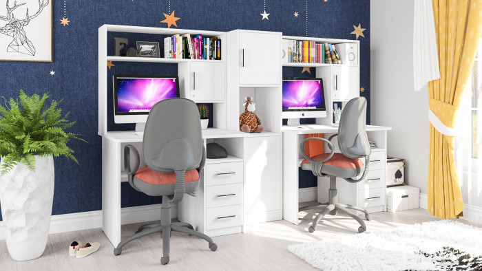 С-МД-СК9 Компоновка № 04, белый шагрень