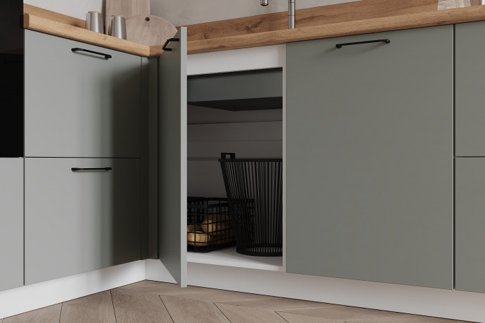 КГ Угловой 1500*2100 (без пм) Эмаль, Олива  Арника РМ в.2