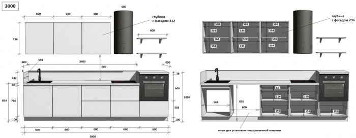 КГ 3000 ПВХ, Белый софт матовый Арника РМ в.2