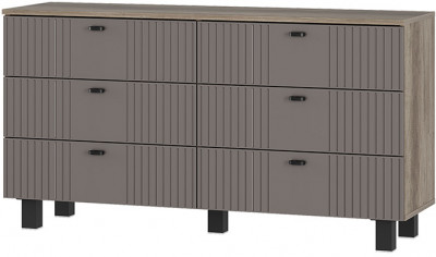 Комод Олива КМ-04, Дуб каньон, Муссон софт