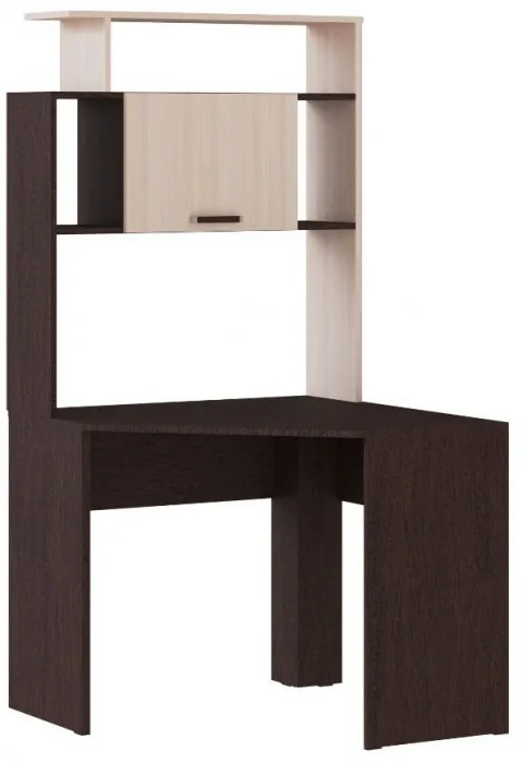 Компьютерный стол Квартет-12 + пенал венге/дуб молочный