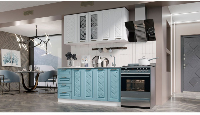 Кухня МДФ Агава 1600, Трюфель