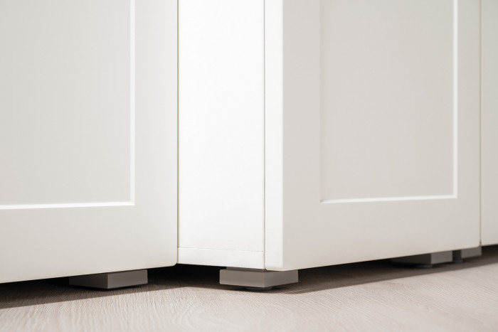 Остин Набор шкафов 01, цвет белый шагрень/дуб крафт золотой, ШхГхВ 120х54,3х229,6 см., универсальная сборка