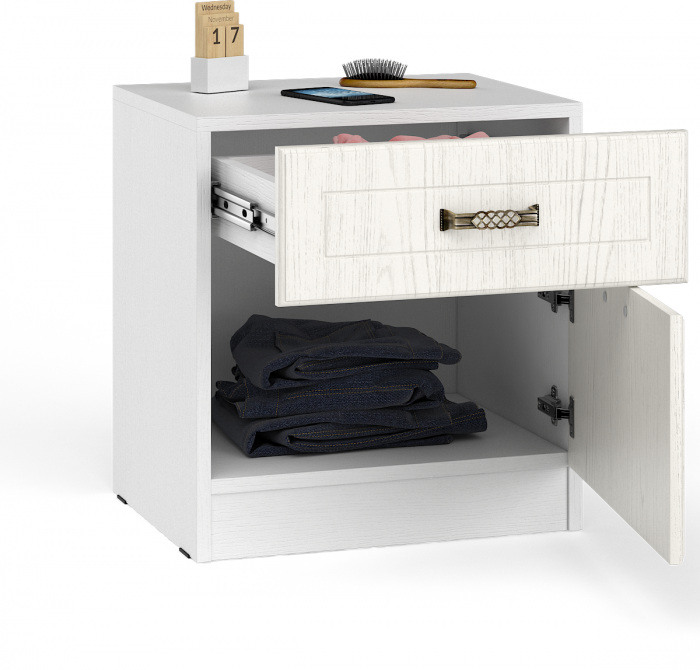 Ливерпуль Тумба 08.146, ясень ваниль/белый