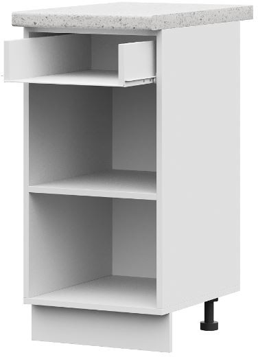 ШН1Я 400 корпус шкаф нижн. с 1ящ (400х820х474) ПВ белый