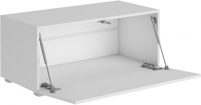 Модульная гостиная Гранж, композиция 3 (Белый (Шагрень)/Крафт золотой / Белый софт)