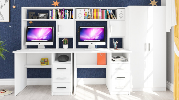 С-МД-СК9 Компоновка № 05, белый шагрень