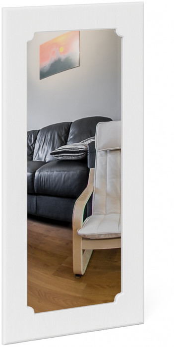 Прихожая П-6 Компоновка № 08, цвет дуб сонома/фасады МДФ белое дерево фрезеровка ромб, ШхГхВ 180х50х210 см., универсальная сборка