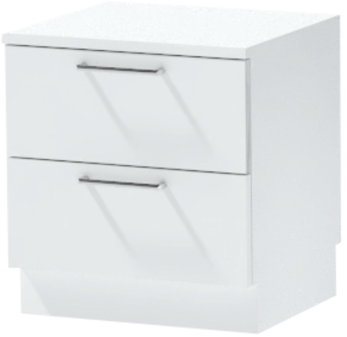 Тумба-6 прикроватная напольная "Иннэс-7", Белый