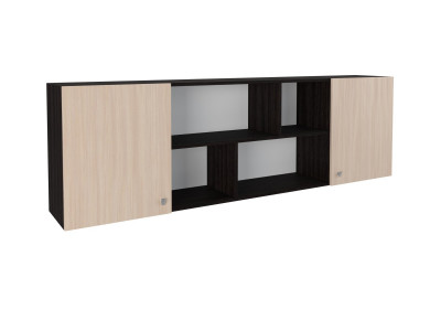 Полка надкроватная Венге/Дуб молочный