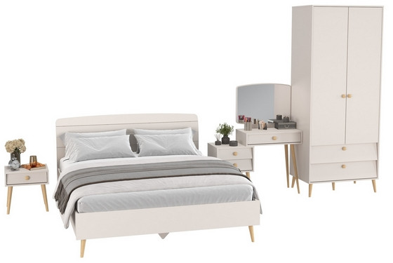 Афина Спальня 22-1600, кашемир серый