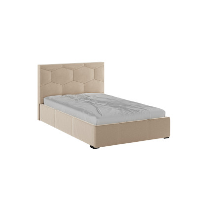 Манука Кровать интерьерная 120 бежевый, ортопед