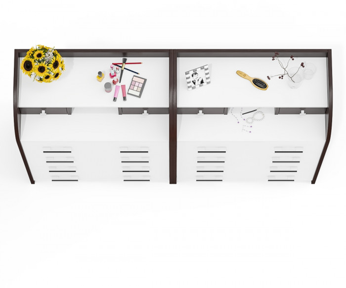 Два комода С-МД-К6 (Шесть), венге/белый шагрень