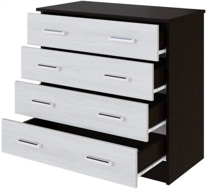 Комод Катрин-3 венге/ясень анкор светлый