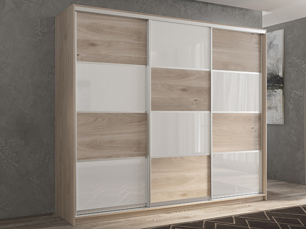 Шкаф-купе Кааппи 14 Кастелло Серый 180х45х230 см