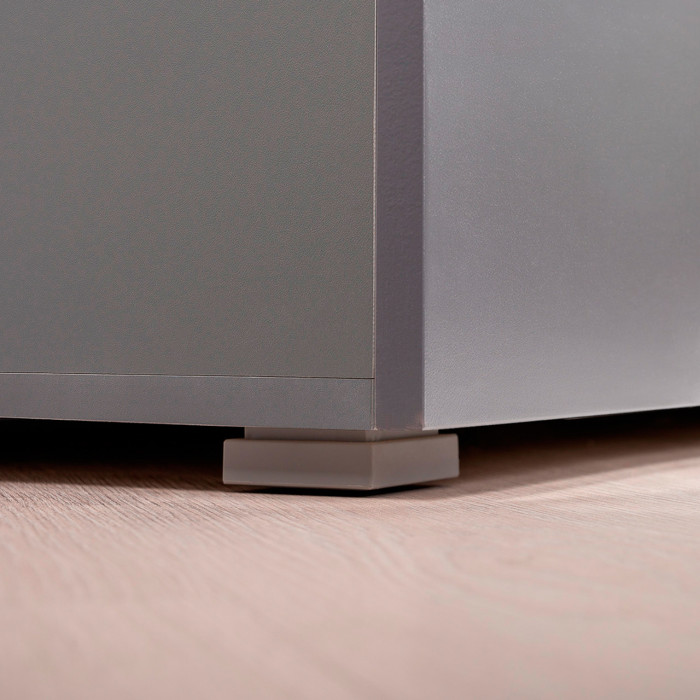 Октава Прихожая 28, серый графит/дуб крафт золотой/фасады МДФ серый графит