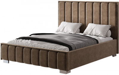 Кровать с реечным настилом Мирабель КР-16 (1,6м), Шоколад