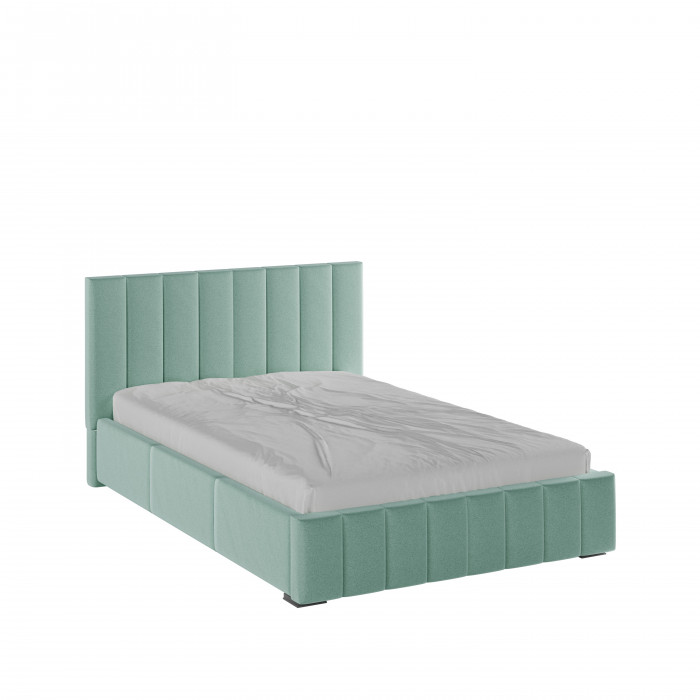 Нега Кровать интерьерная 140 мятный, ортопед