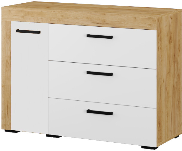 Спальня Адель, набор 2, Крафт серый/Крафт белый