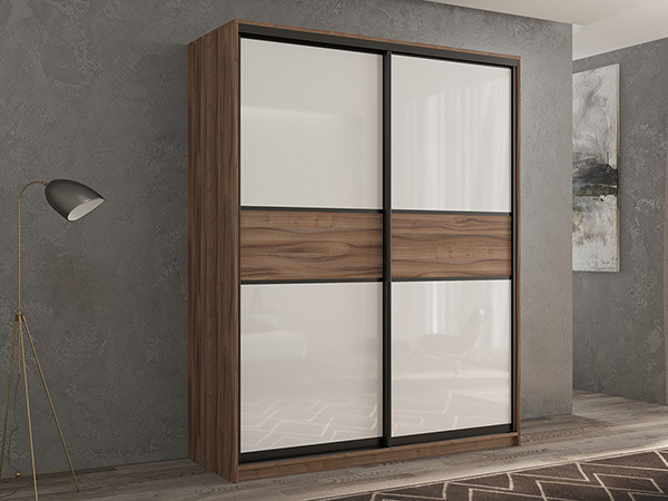 Шкаф-купе Кааппи 11 Орех Тьеполло 160х45х230 см