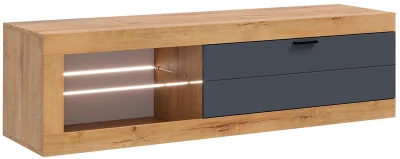 Прага Тумба ТВ мини, вотан/Графит