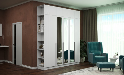 Шкаф Мадрид, композиция 3, Белый