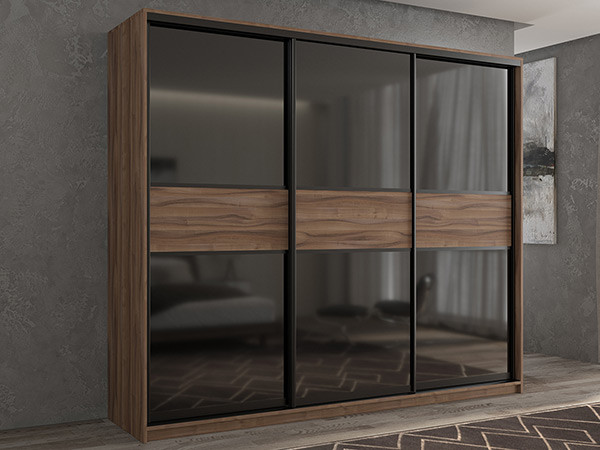 Шкаф-купе Кааппи 12 Орех Тьеполло 180х45х230 см