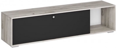 мс для гостиной Нанси ТБ-1600 дуб крафт серый/софт черный