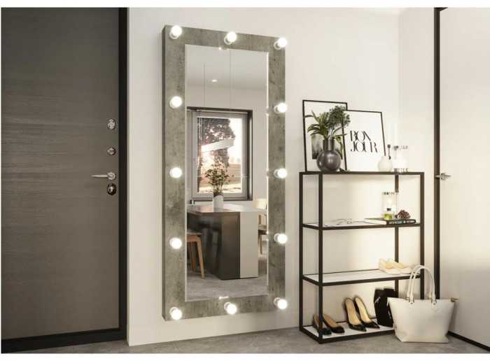 Зеркало навесное Инстайл, бетон