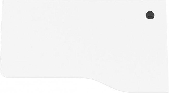 письменный стол С-МД-1-04, белый шагрень