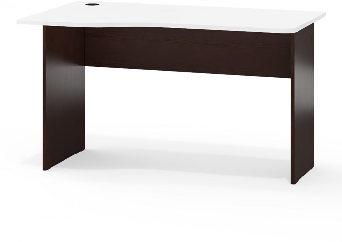 письменный стол С-МД-1-04, венге/белый шагрень