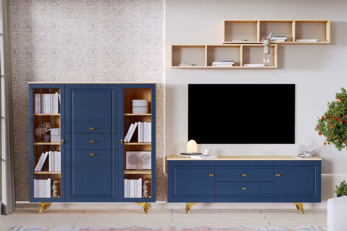 Гостиная "Вега Сапфир" (комплект 9)