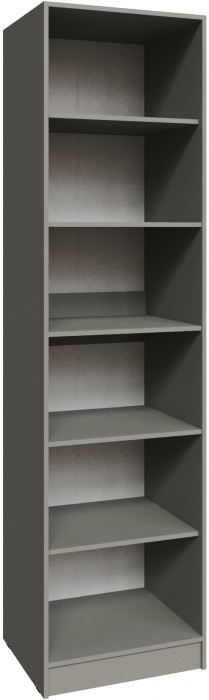 Шкаф Мадрид (0,6) с полками без зеркала, Мокко