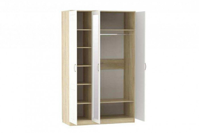 Спальня Оливия комплектация 2 Дуб Сонома/белое дерево