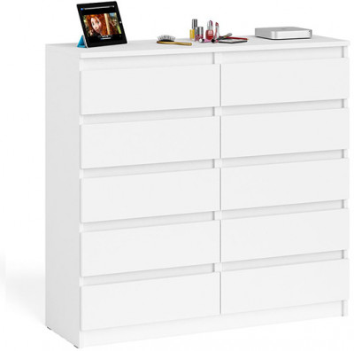 Мори Комод МК1200.10, цвет белый, ШхГхВ 120,4х41х115 см.