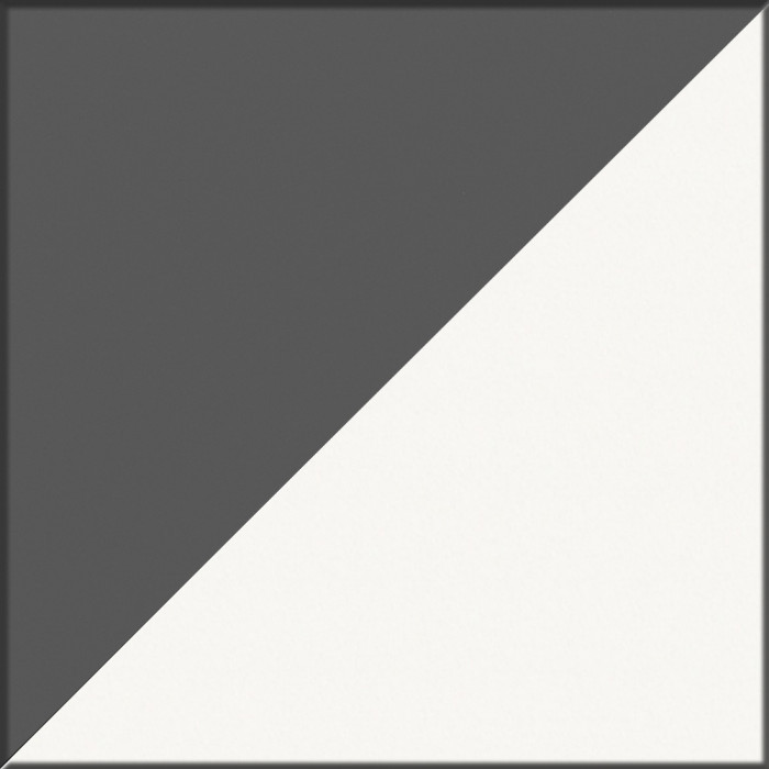 Стол рабочий 6-0603Мграф/бел Альфа, графит/белый