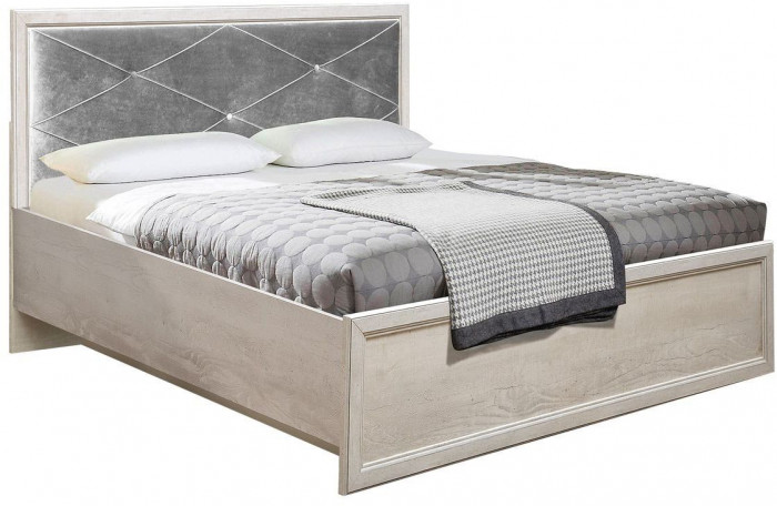 Спальня Сохо с подъемным механизмом бетон белый/бетон патина