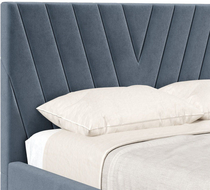 Кровать с подъёмным механизмом 1800 Палермо, темно-серый 017