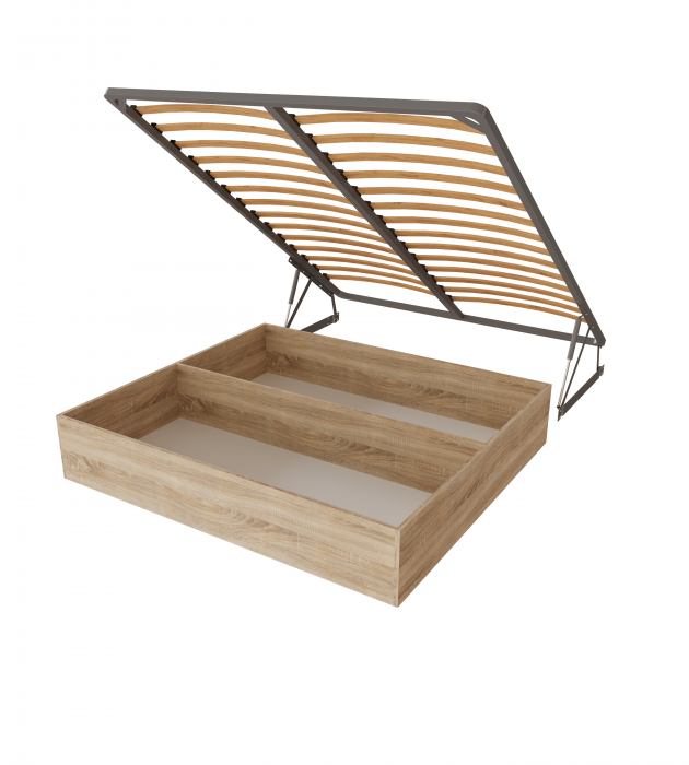 Октавия Кровать интерьерная 140 коричневый ромб, ПМ