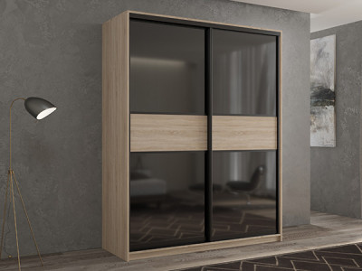 Шкаф-купе Кааппи 12 Сонома Светлый 140х60х230 см