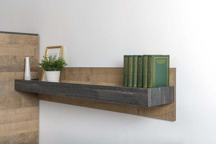 Трувор Гостиная 075, дуб гранж песочный/интра