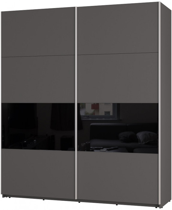 Шкаф-купе ШКК-10 Харви, Графит