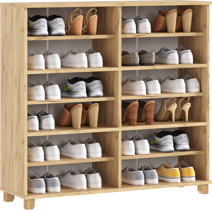 Обувница Ирис, браш мени грин/крафт (Крафт/Браш Мени Грин)