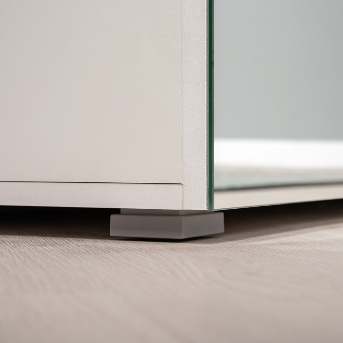 Октава Прихожая 33, белый шагрень/дуб крафт золотой/фасады МДФ белый шагрень